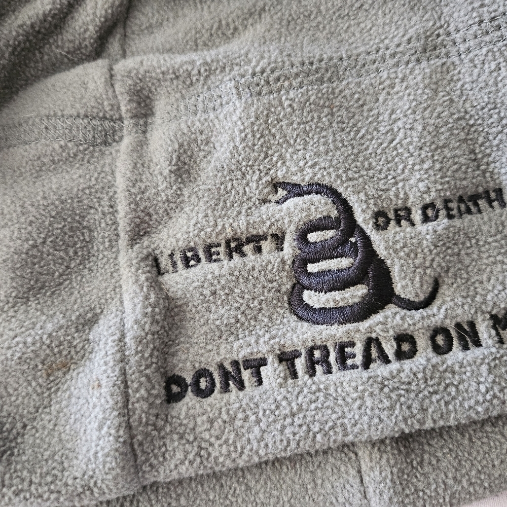 Vintage Military Green Liberty or Death Don't Tread On Me Vinny Hat. - Picture 8 of 9